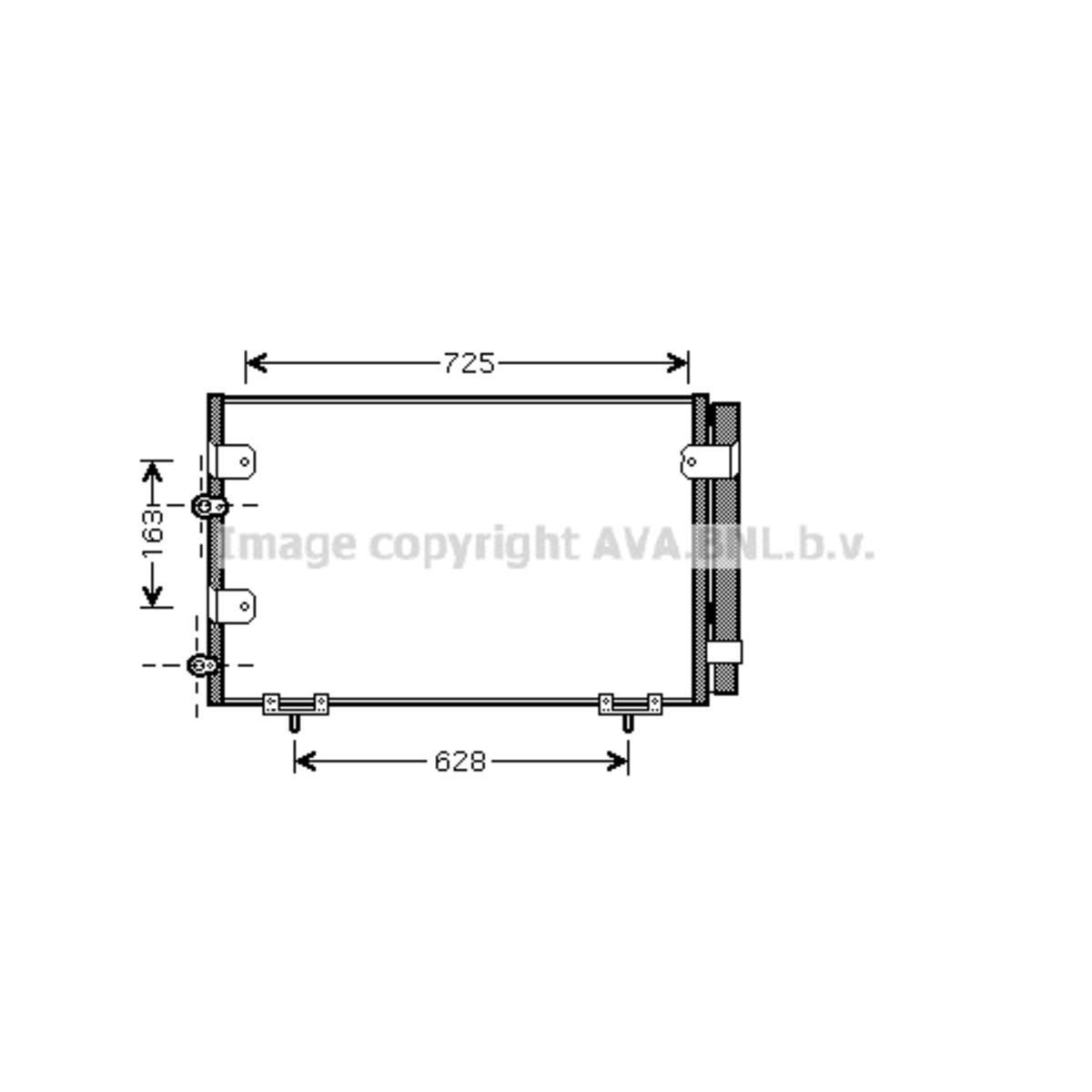 Lauhdutin, ilmastointilaite AVA COOLING SYSTEMS TO5288D