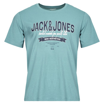 JACK & JONES Paita laivastonsininen / turkoosi / valkoinen