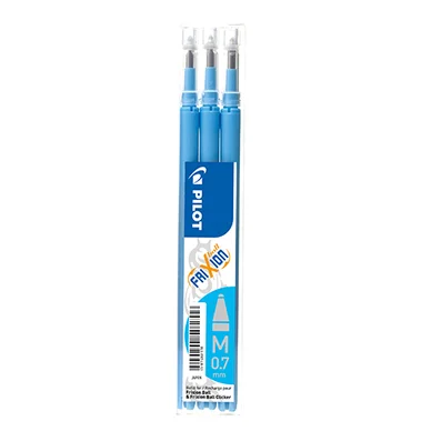 PILOT Täyttö 3-pack FriXion Pyyhittävä muste 0.7 vaaleansininen 356100 Vastaa: N/A