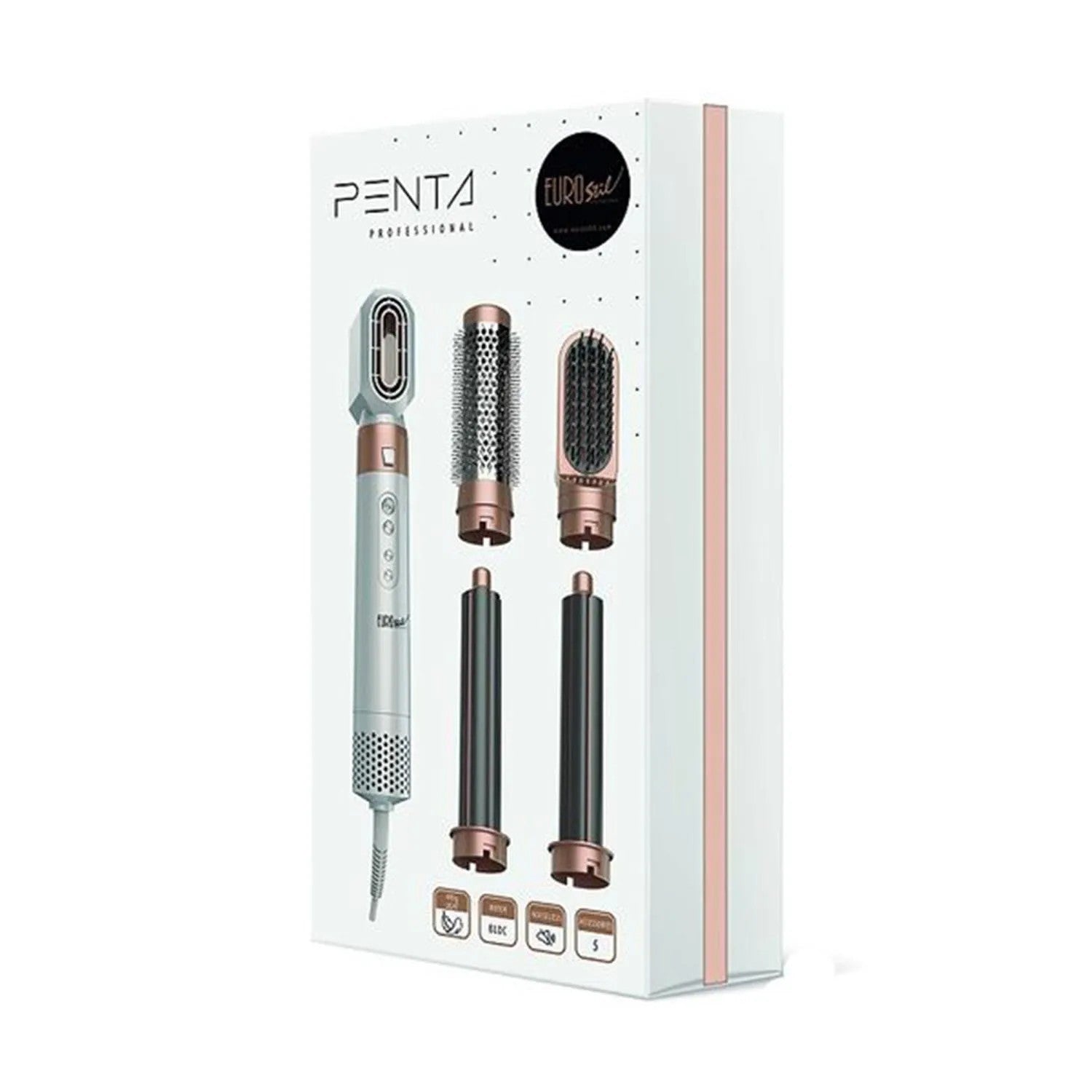 Eurostil Penta Professional -monitoimihiustenkuivaaja