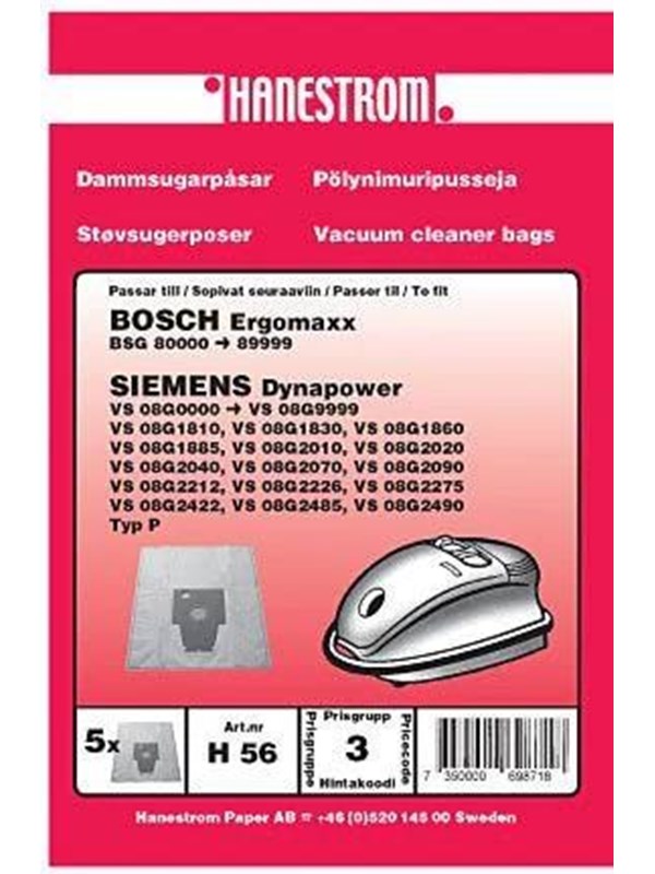 Premium Pölypussit, mikrokuitu, 5kpl. DU12141 Vastaa: BSHTYPP