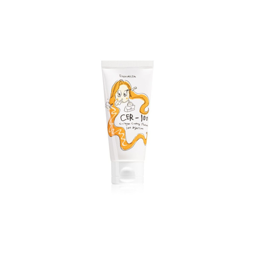Elizavecca Cer-100 kollageenipinnoite Protein Ion Injection Collagen Lotion kiiltäville ja pehmeille hiuksille 50 ml
