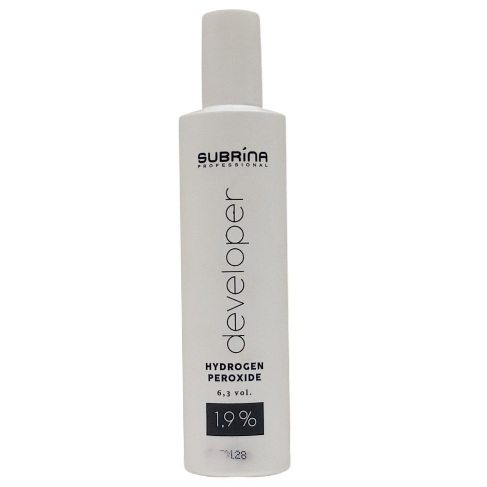 Subrina Professional Hiuksia hapettava voide vetyperoksidille 1,9 % 6,3 tilavuutta 120 ml