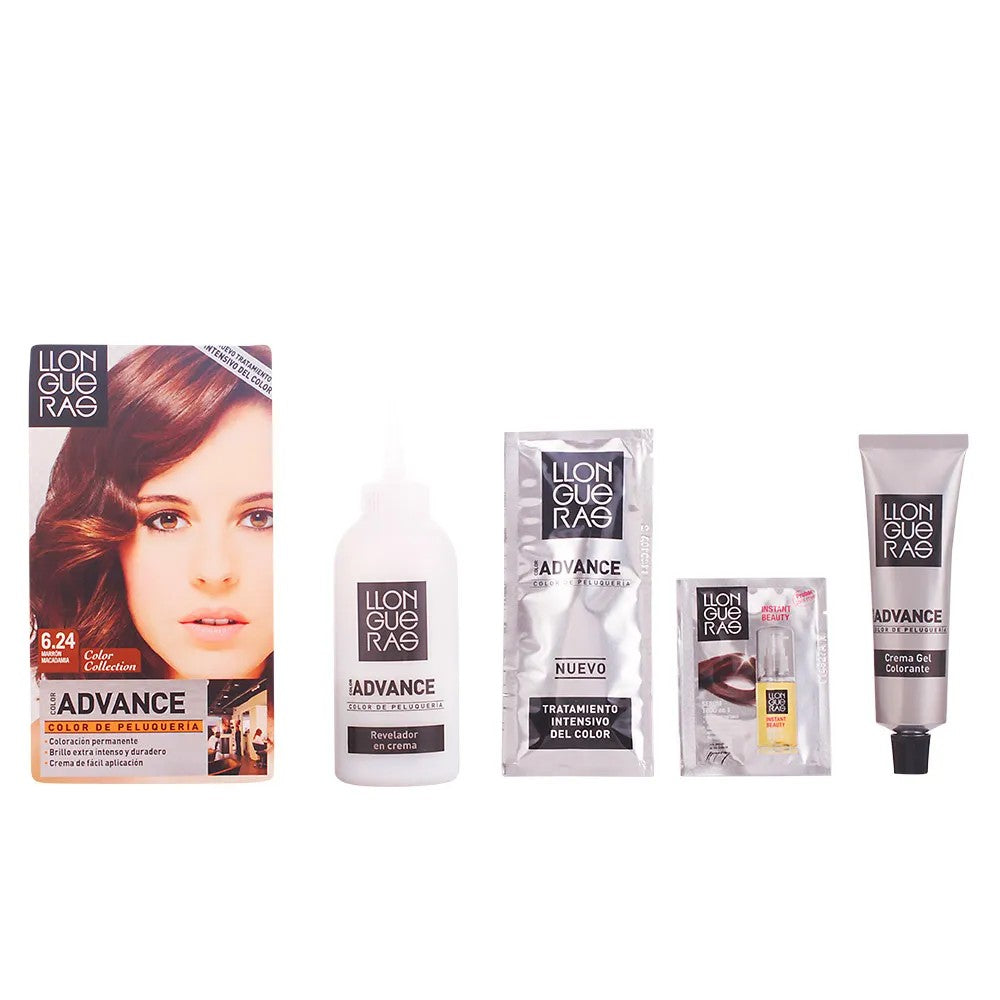 Llongueras Color Advance -hiusväri 6,24 Macadamia Brown