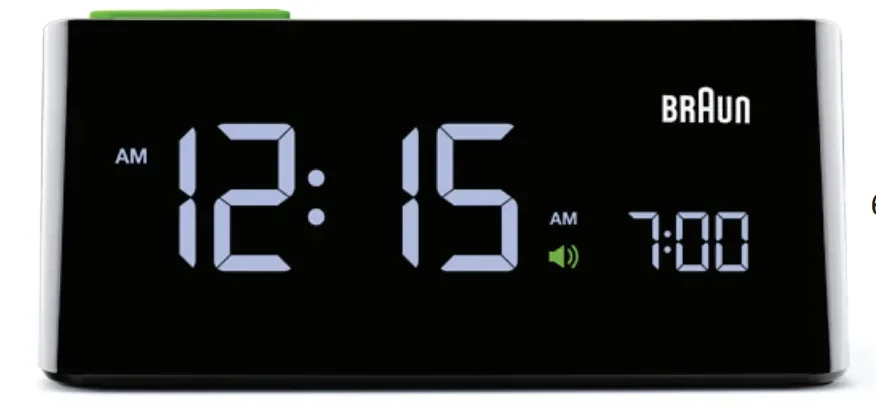 Braun 66054 digitaalinen herätyskello (LCD) - Musta