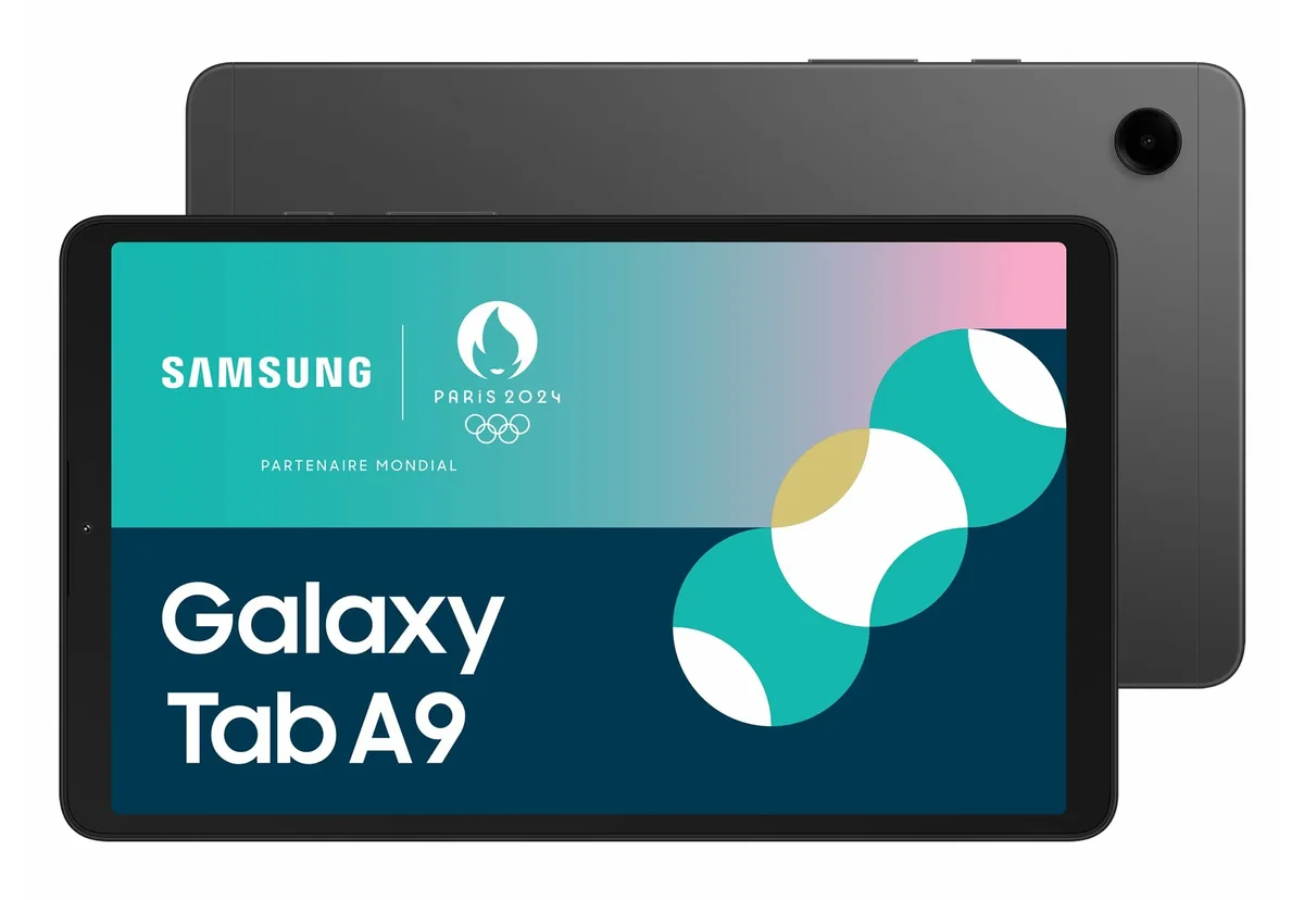 Samsung Galaxy Tab A9 8.7" LTE 4/64 Gt -tabletti, grafiitti