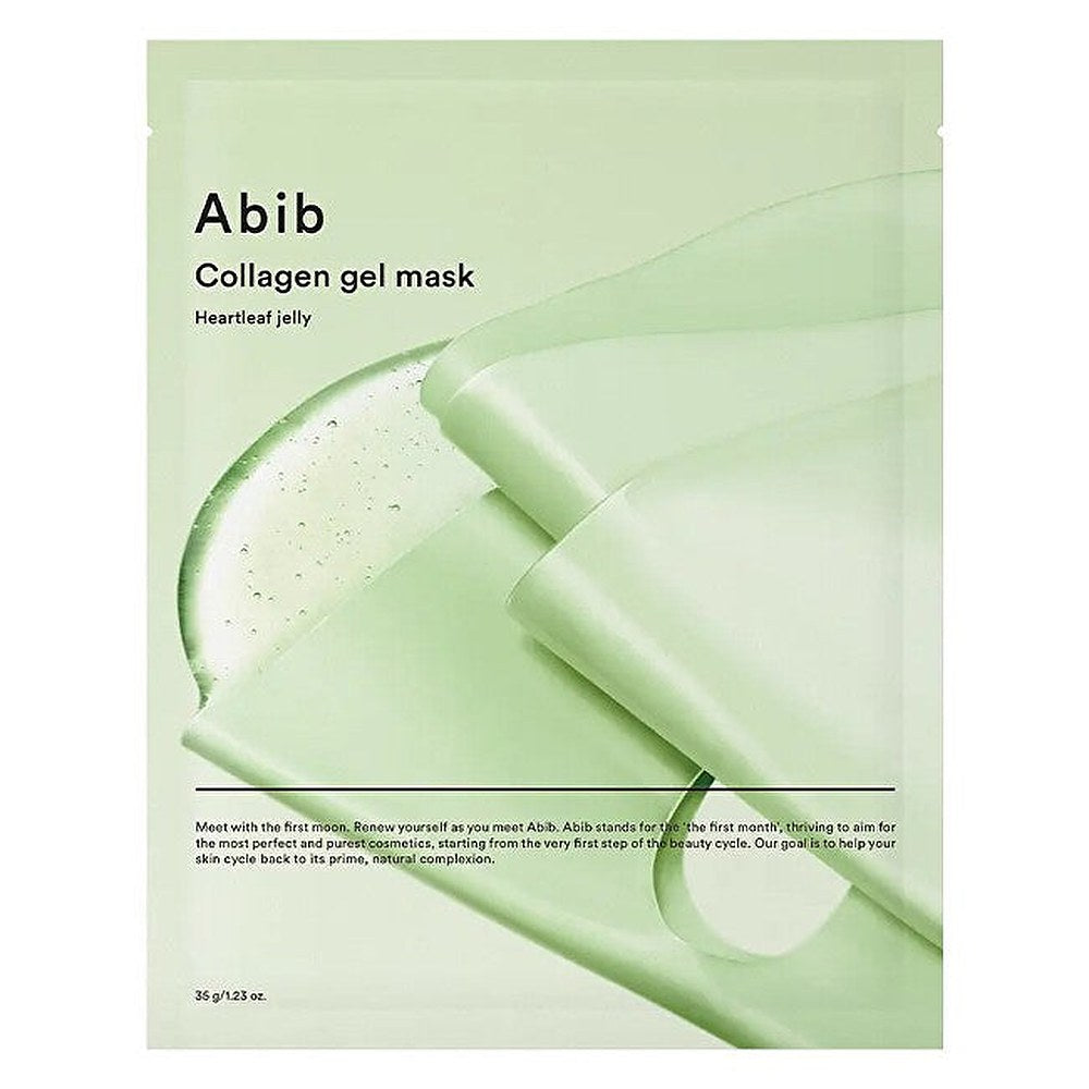 Abib Maschera Fogli Collagene Heartleaf Jelly 35g — Maschera in tessuto