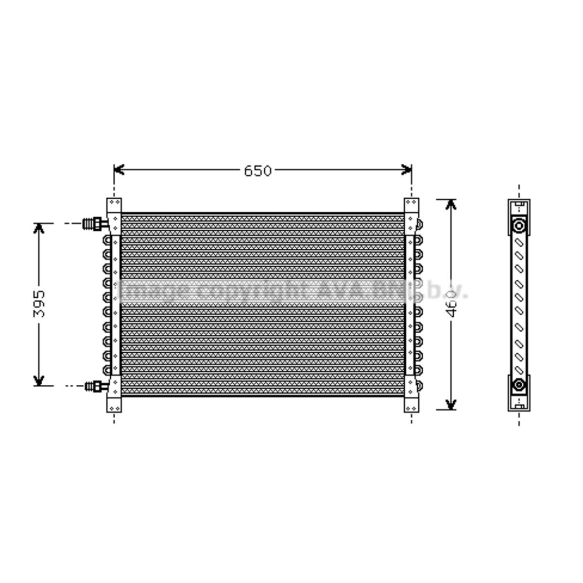 Lauhdutin, ilmastointilaite HIGHWAY AUTOMOTIVE 40057011