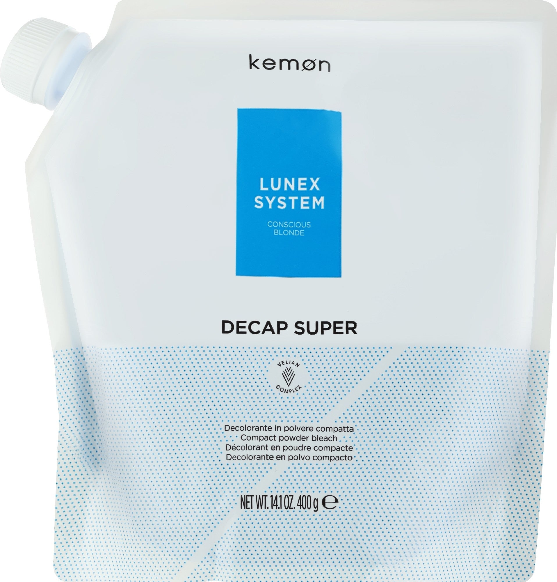 Kemon Lunex System Decap Super Polvere Decolorante 400g — Decolorante