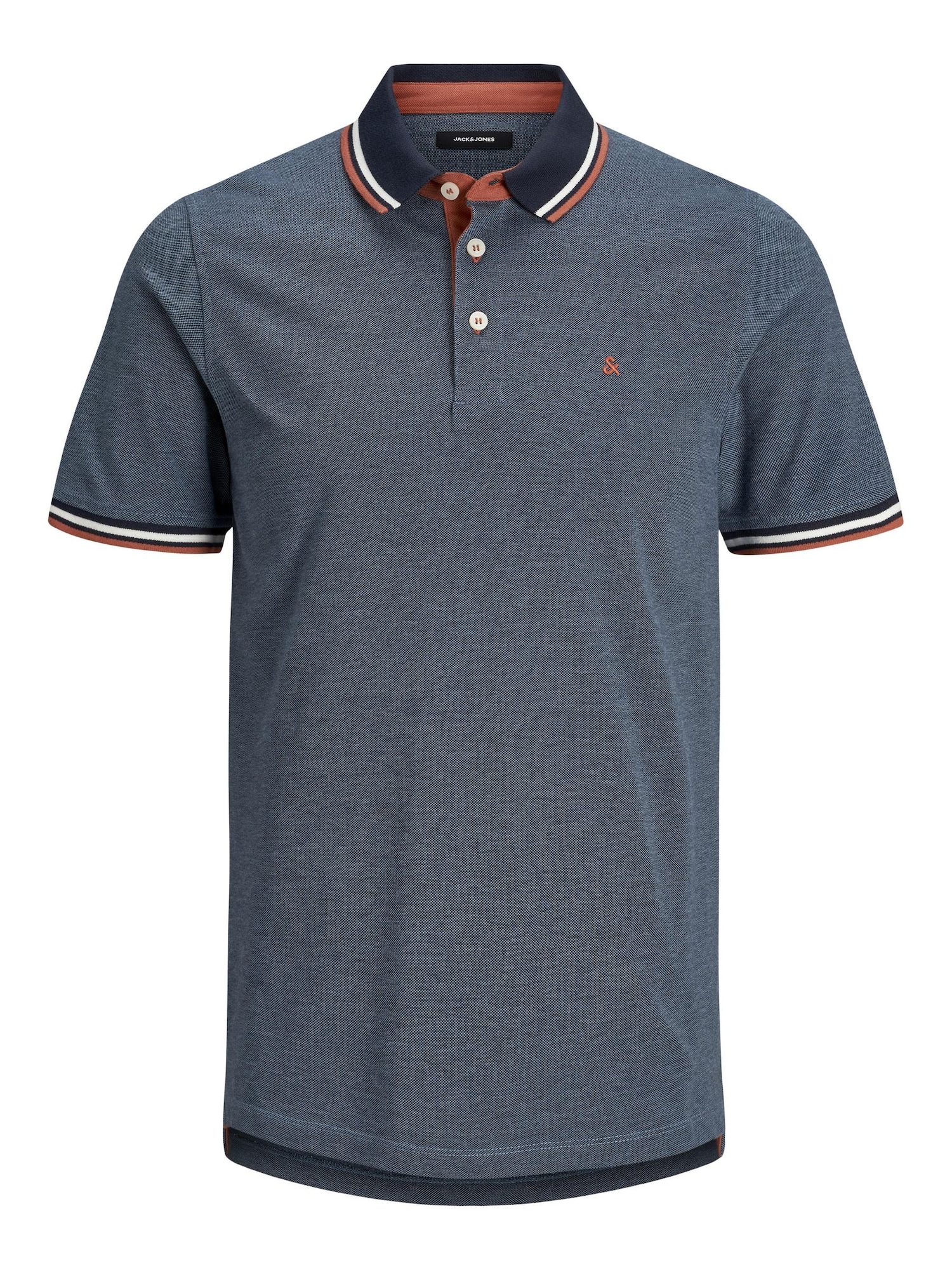 JACK & JONES Paita 'JJEPaulos' yönsininen / meleerattu sininen / kirkaanpunainen / valkoinen