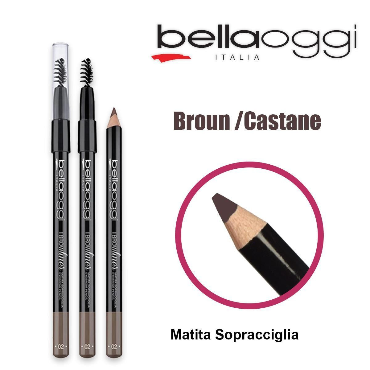 Brow Liner Kulmakynä Ruskea/Tummanruskea