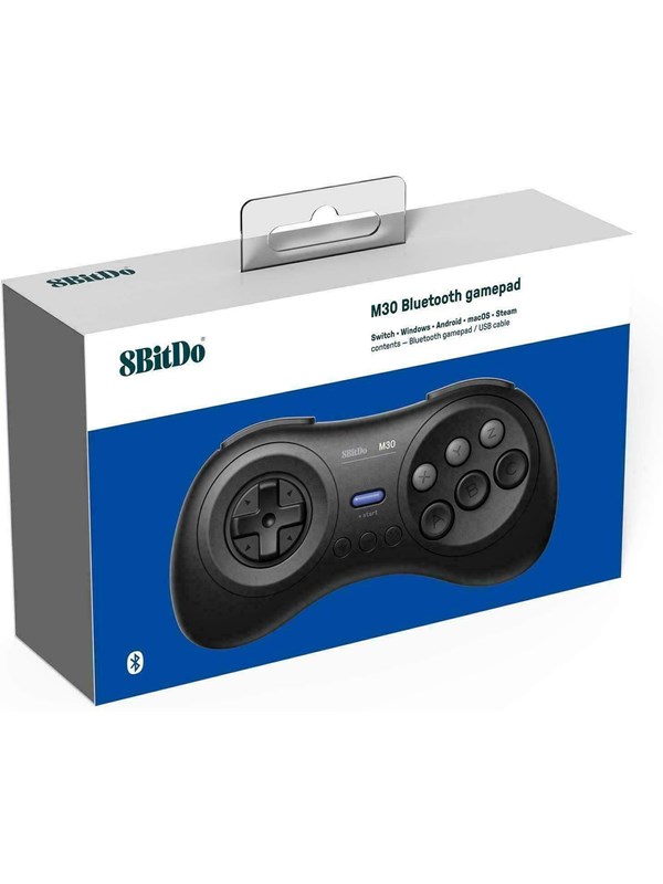8Bitdo M30, Pad-ohjain, Android, Nintendo Switch, Ohjauspainikkeet, Valikkopainike, Valintapainike, Käynnistyspainike, Digitaalinen, Langaton, Bluetooth