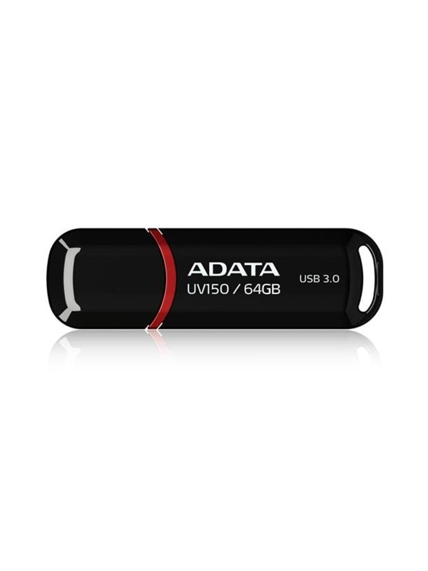A-DATA UV150 USB 3.2 Gen 1 64 Gt -muistitikku, musta/punainen