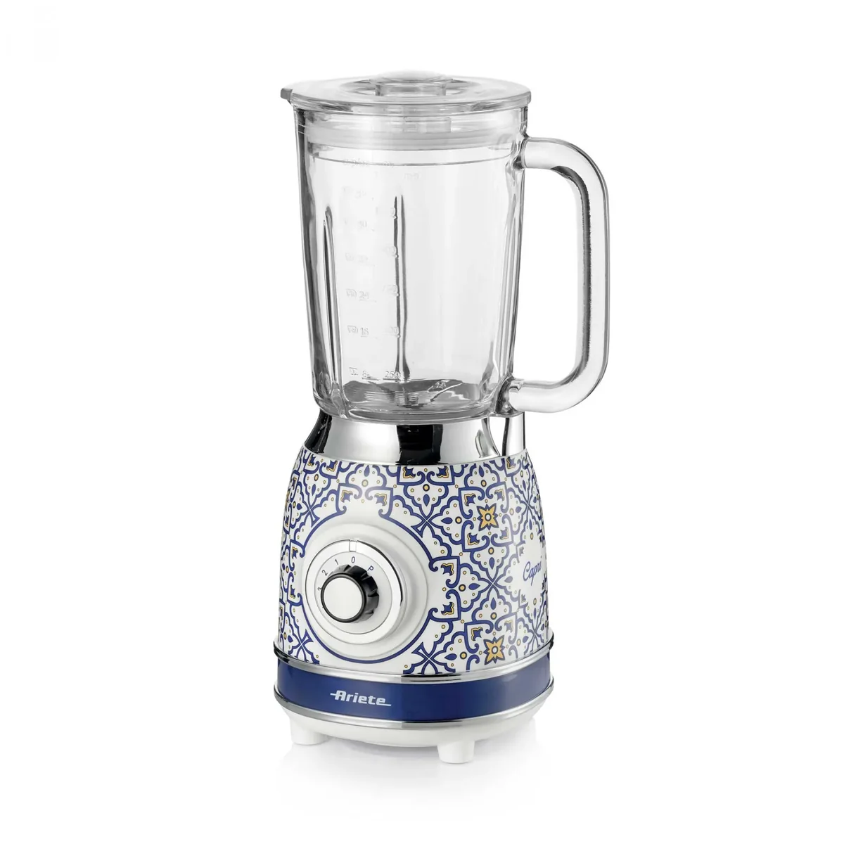 Ariete Capri 0583CA 1000 W 1,5 l -tehosekoitin, valkoinen, vaaleansininen