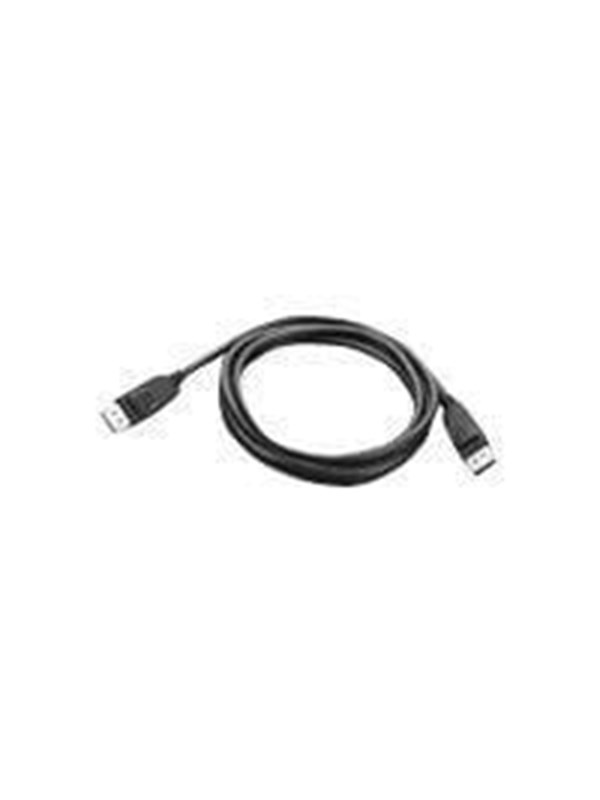 Lenovo DisplayPort-kaapeli, jossa 4K, 1,8 m, musta