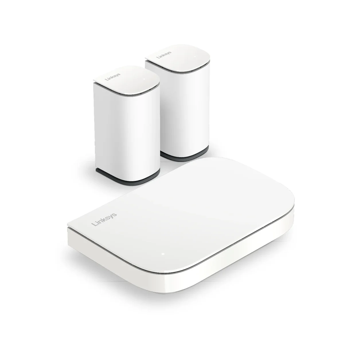 Linksys Velop Micro 6 -mesh WiFi -järjestelmä, Wi-Fi 6, AX3000, Dual-band, 3 kpl, multi-gigabit WAN -portilla, valkoinen