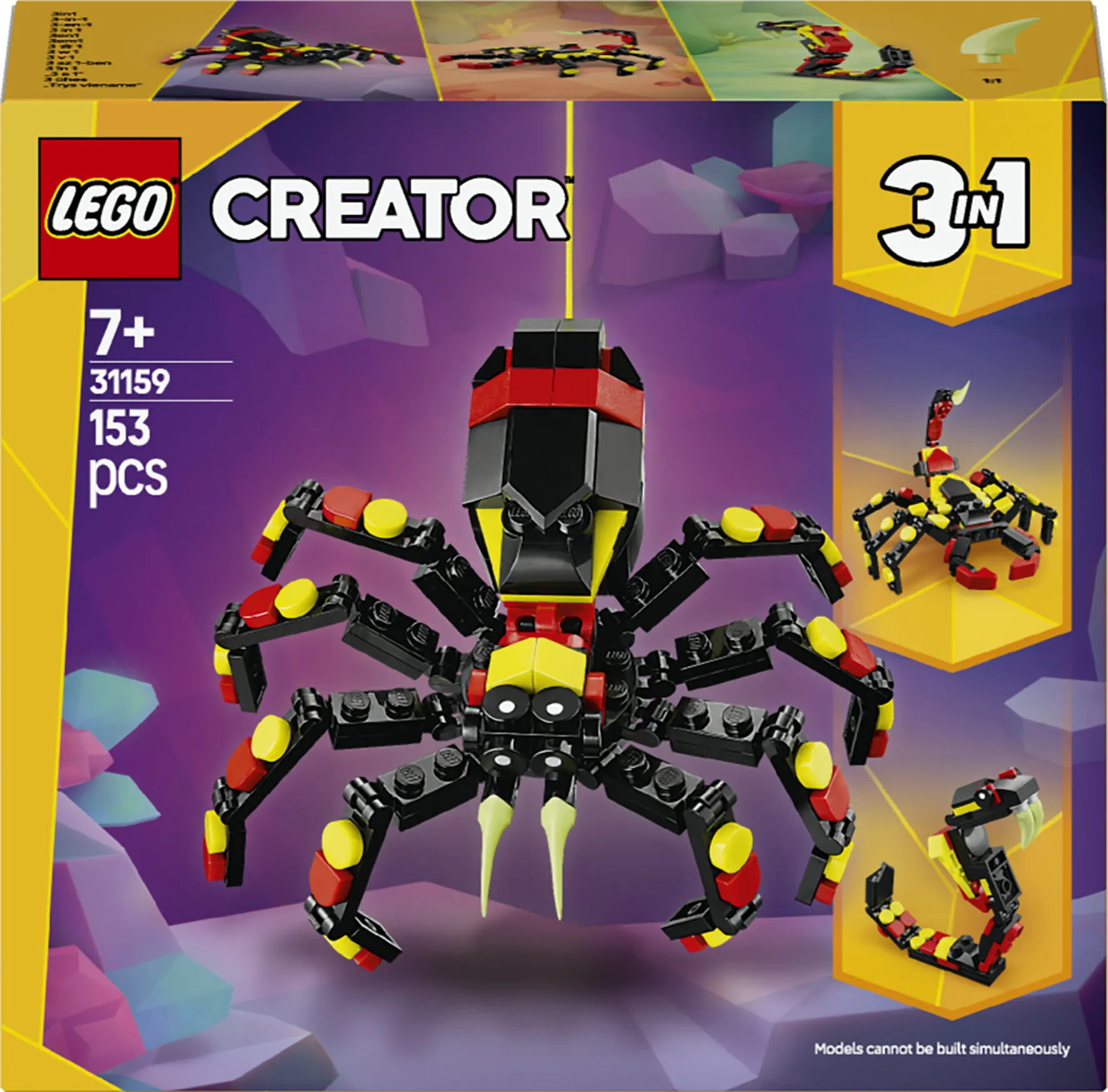 LEGO Creator 31159 Villieläimet: hämmästyttävä hämähäkki