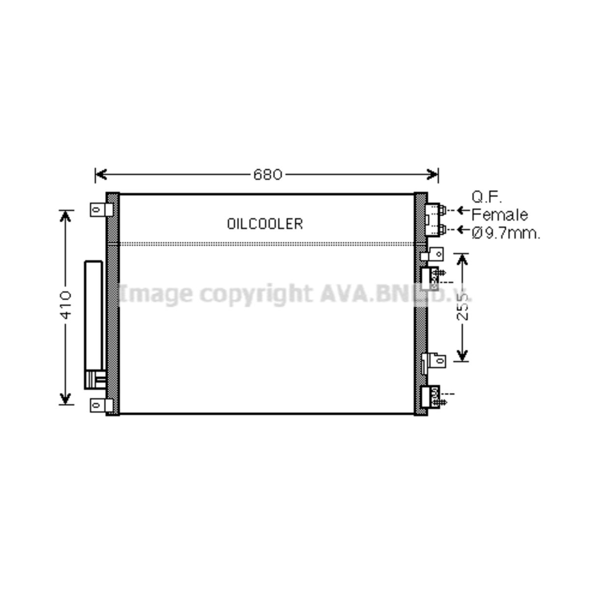 Lauhdutin, ilmastointilaite AVA COOLING SYSTEMS CR5093D