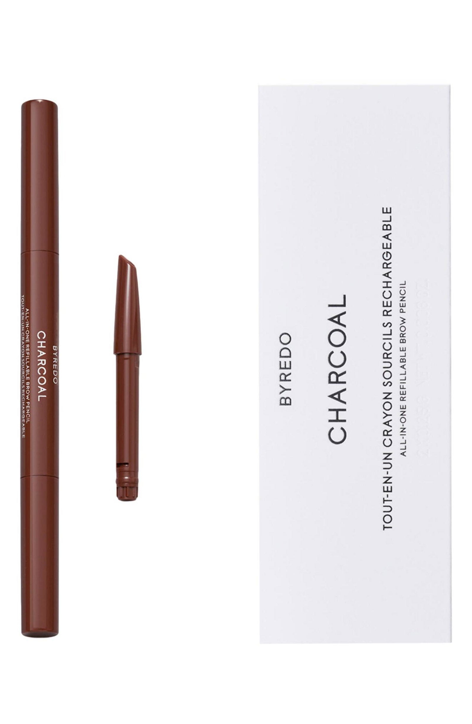 Byredo Set Duo, All-In-One, kulmakynä, voidemainen kulmakynä ja 2-in-1 -sivellin, 04, Hiili, 2 kpl, 0,25 g