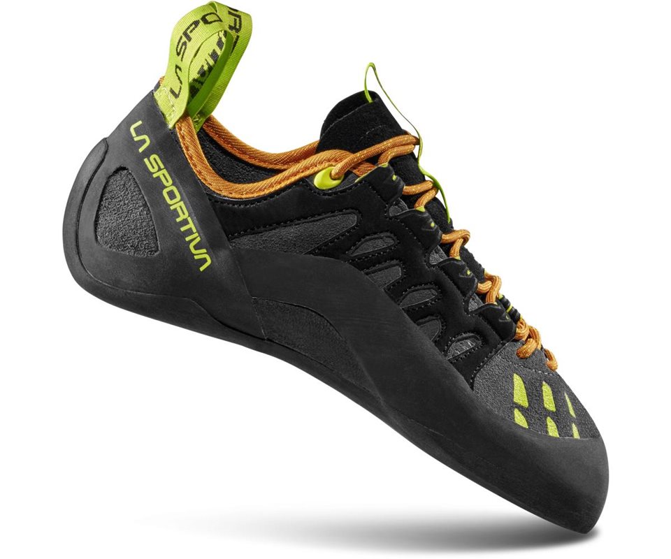 La Sportiva Tarantulace Climbing Shoes Men Carbon/Lime Punch - 38