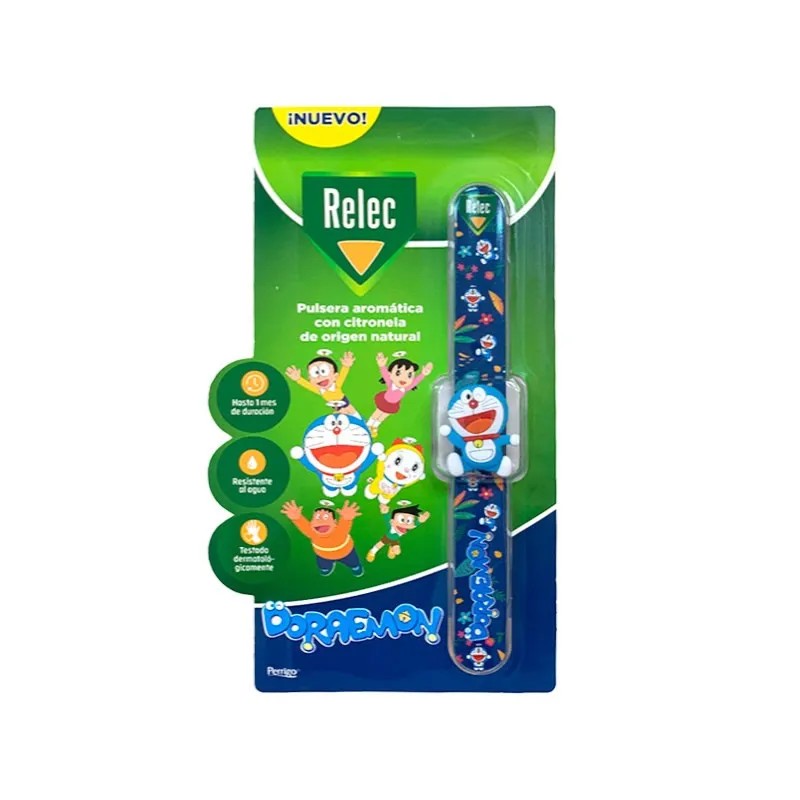 Relec Doraemon hyttysiä karkottava rannekoru 1 kpl
