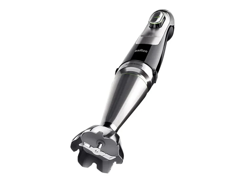 Braun MultiQuick 9 MQ 9135XI, Upotettava sekoitin, 0,6 L, Syke-toiminto, Jäänmurskaus, 1200 W, Musta, Ruostumaton teräs