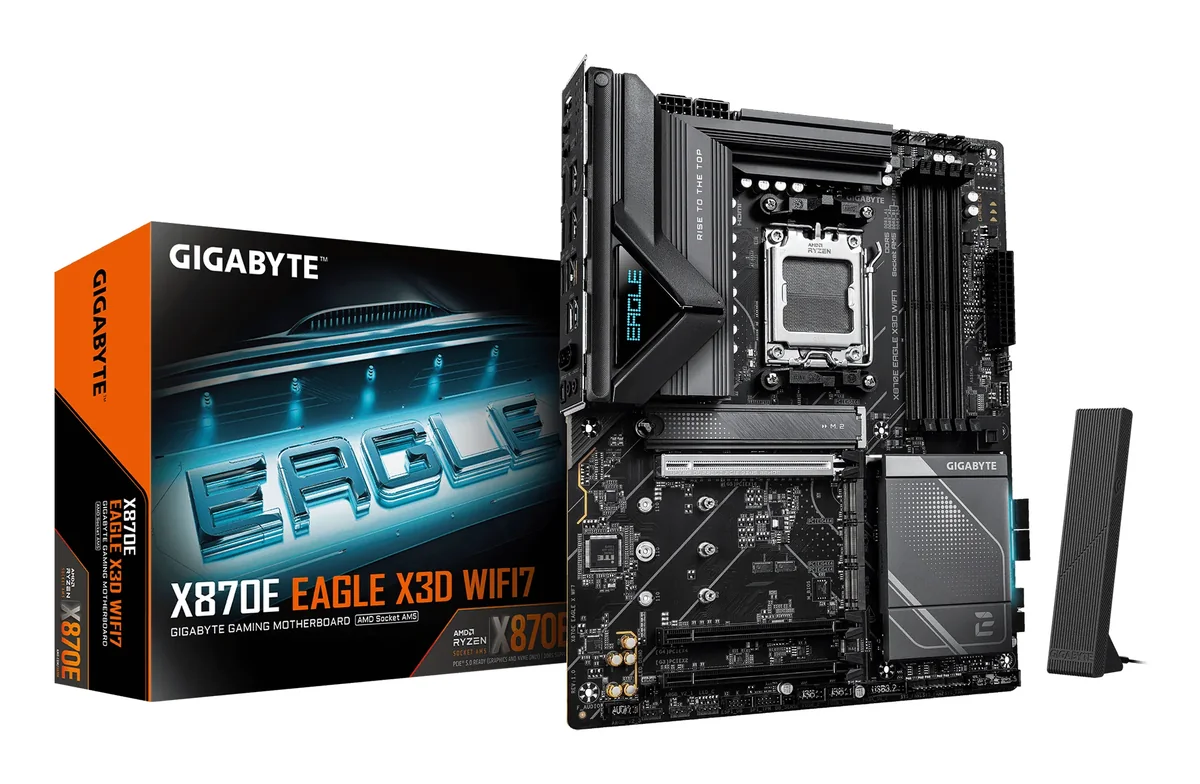 Gigabyte X870E EAGLE X3D WiFi 7 AM5 ATX -emolevy