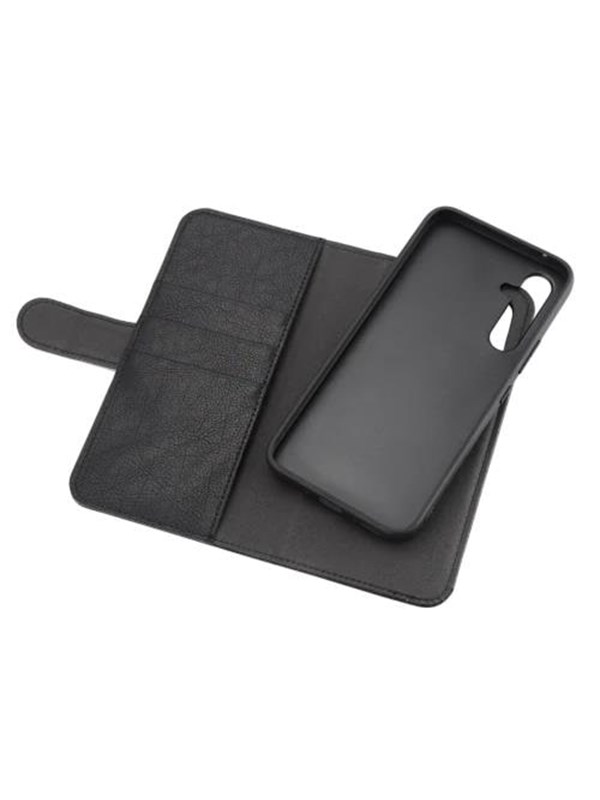 Essentials Samsung Galaxy A54 5G PU wallet, detachable, black
