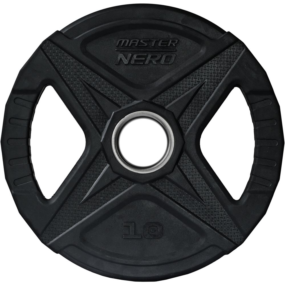 Master Fitness Nero Rubber Plate, Viktskivor gummerade - 10 kg