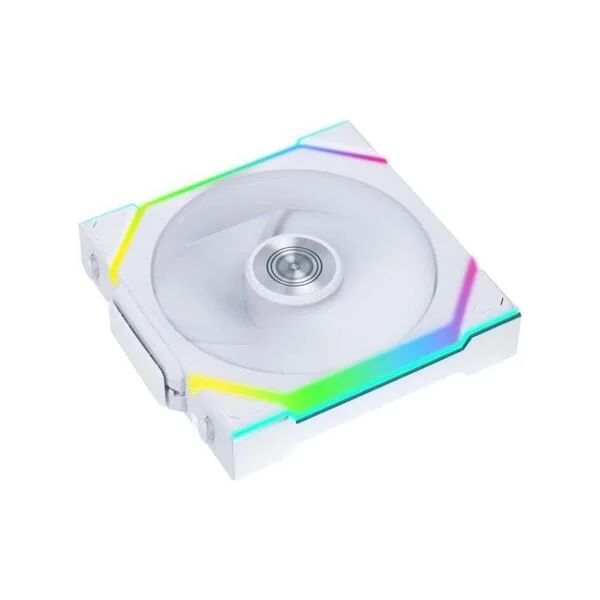 Lian Li UNI FAN SL-INFINITY Wireless Reverse - Kotelotuuletin - 120mm - Valkoinen RGB LED valolla - 32 dBA