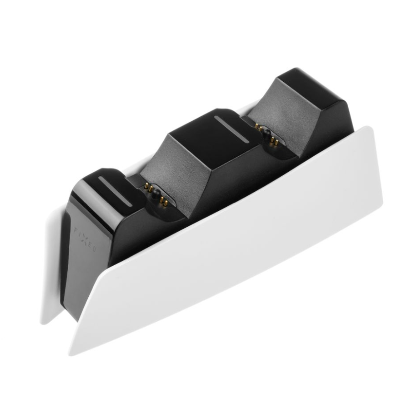 FIXED FIXPS5-DCC-BW, Latausjärjestelmä, PlayStation 5, musta, Valkoinen, Langallinen, 160 mm, 55,5 mm
