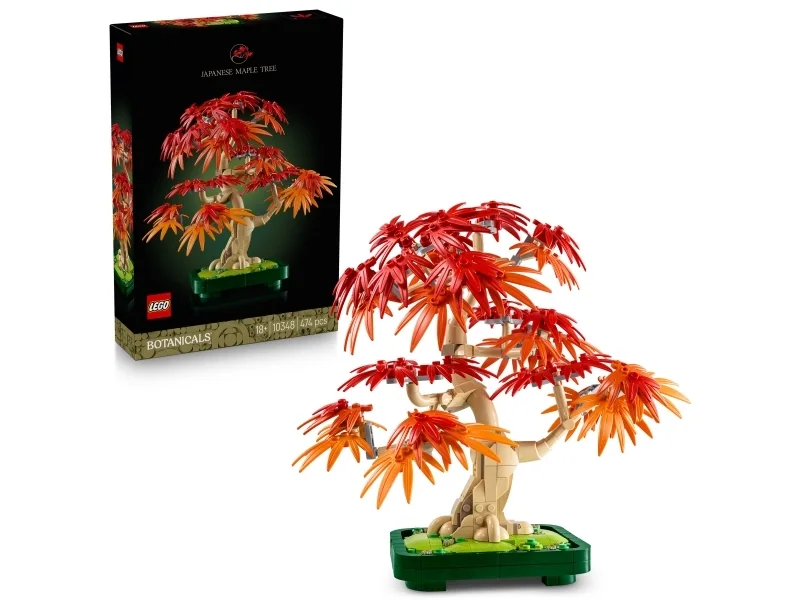LEGO Botanicals 10348 Punalehtinen japaninvaahtera-bonsaipuu