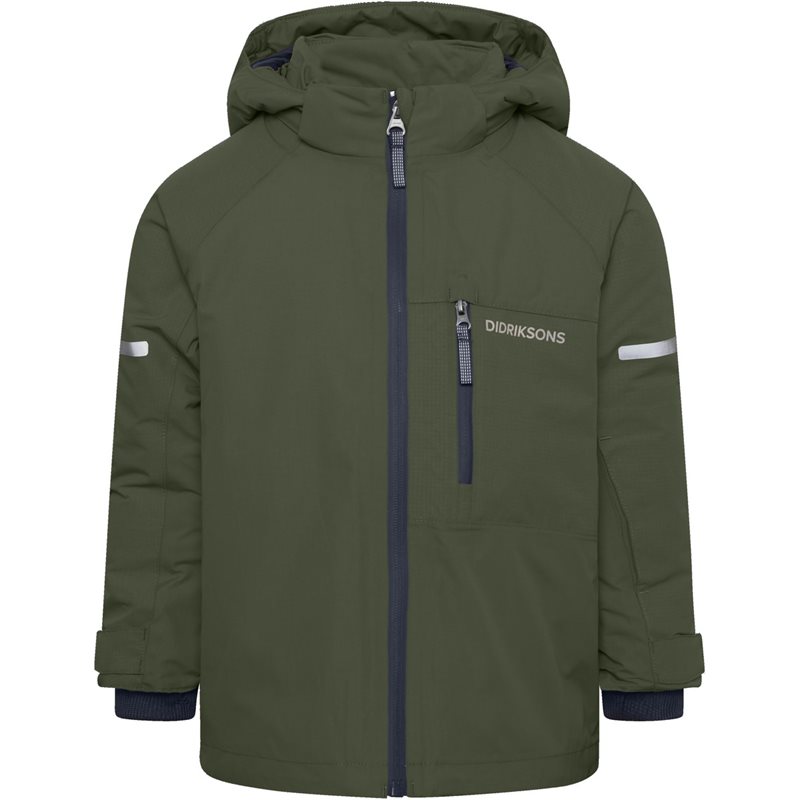 Didriksons Falken Kids' Jacket Deep Green - 130
