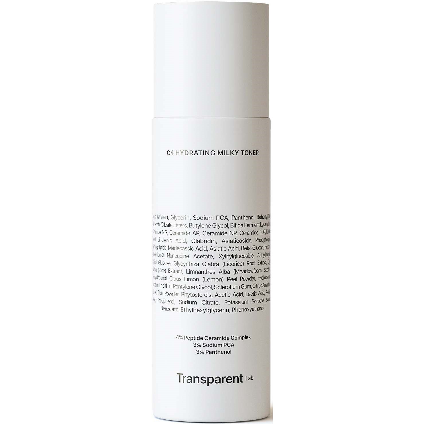 Niche Beauty Lab Transparent Lab C4 Hydrating Milky Toner - 135 ml