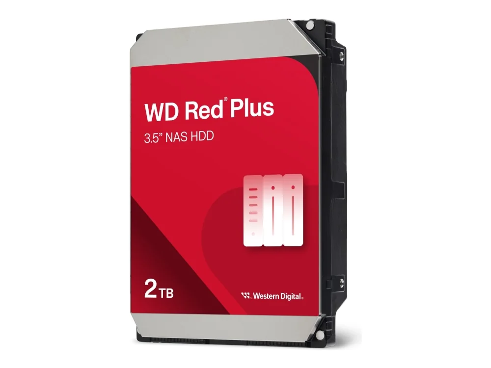 WD Red Plus - 2TB - Kovalevy - WD20EFPX - SATA-600 - 3.5"