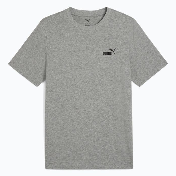PUMA ESS Small No. 1 Logo SS Tee K. S Harmaa Miehet
