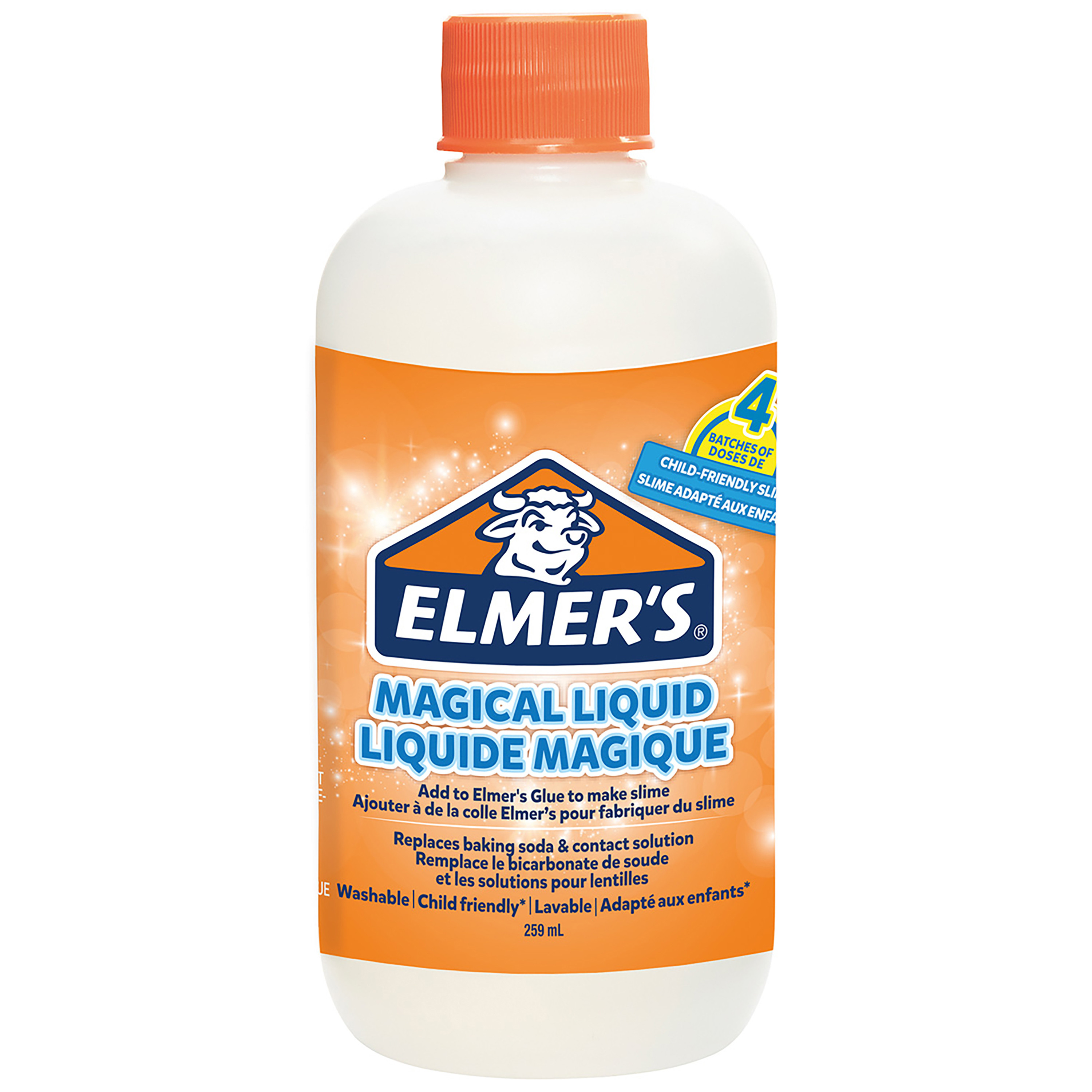 Elmer's liman taikaneste | 259 ml:n pullo (riittää neljään erään) | Pestävä ja sopii lapsille | Sopii hyvin liman tekemiseen