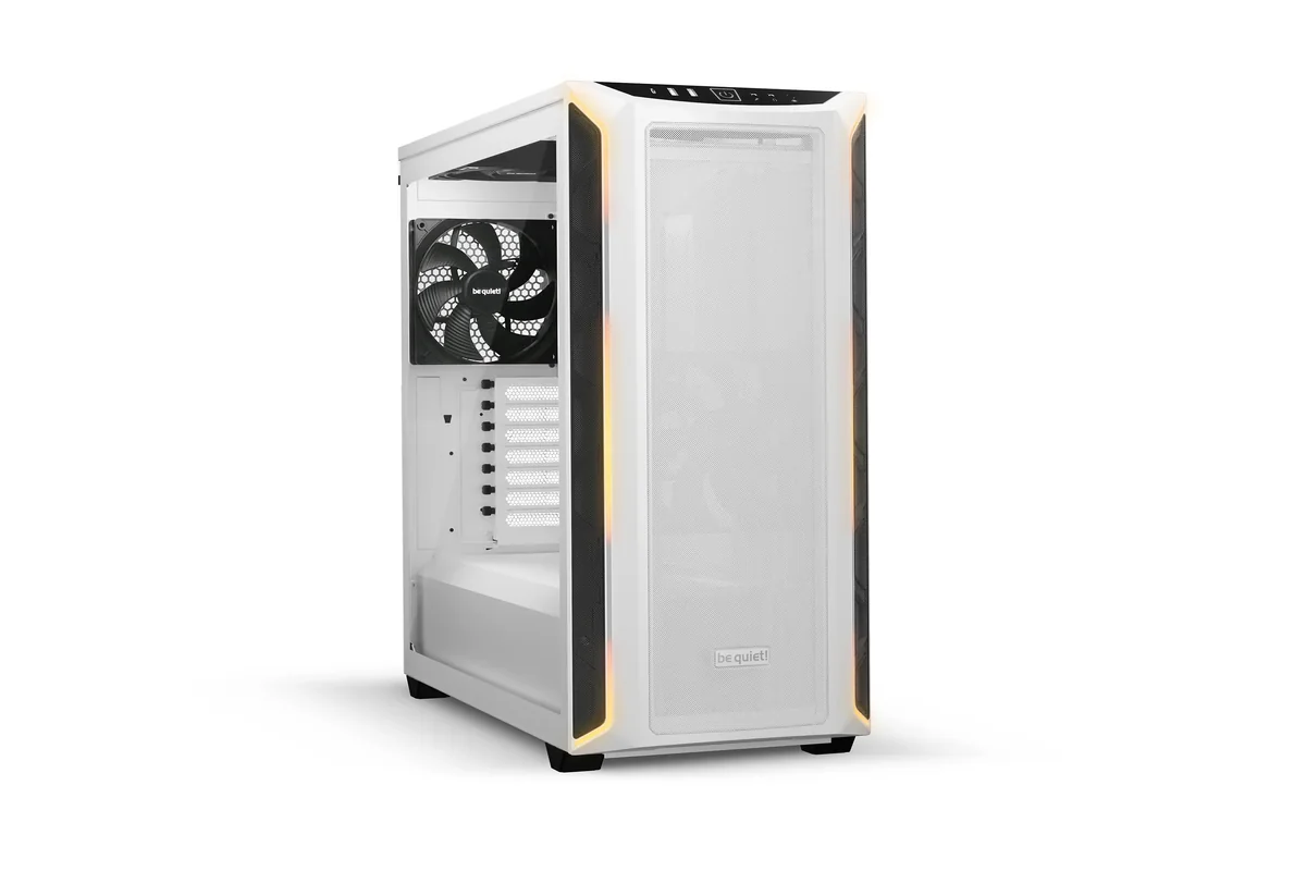 be quiet! Shadow Base 800 DX -miditornikotelo ikkunalla ja RGB-valaistuksella, valkoinen