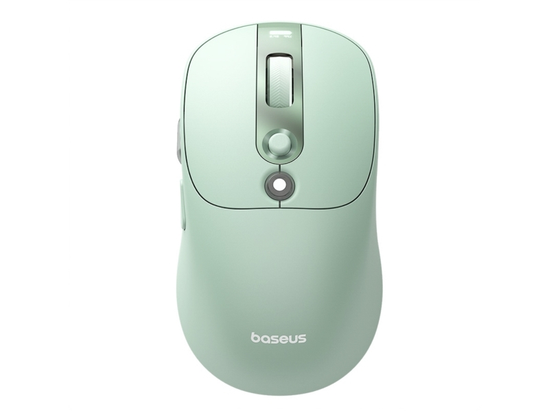Baseus Editor Wireless Computer Mouse with 800mAh Battery and Battery Status Indicator - Green - Hiiri - Vihreä