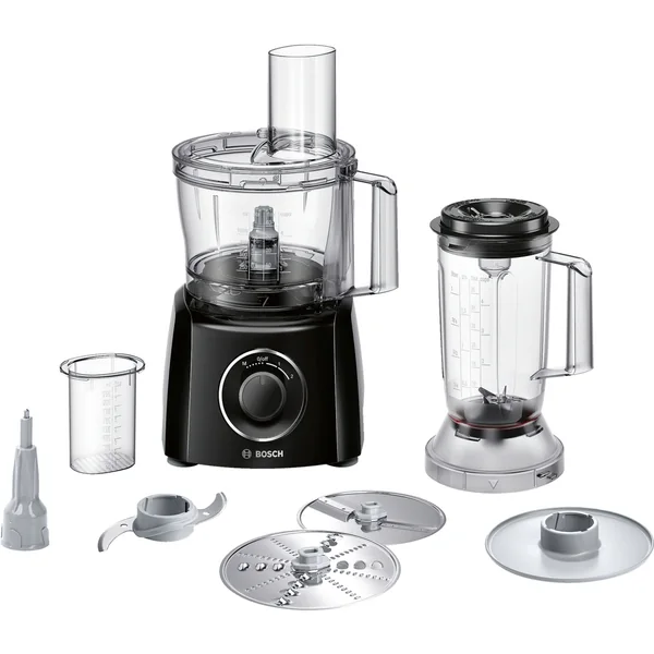 Bosch MCM3201B, 2,3 L, Musta, Läpinäkyvä, Rotaatio, 1 L, Muovi, 800 W