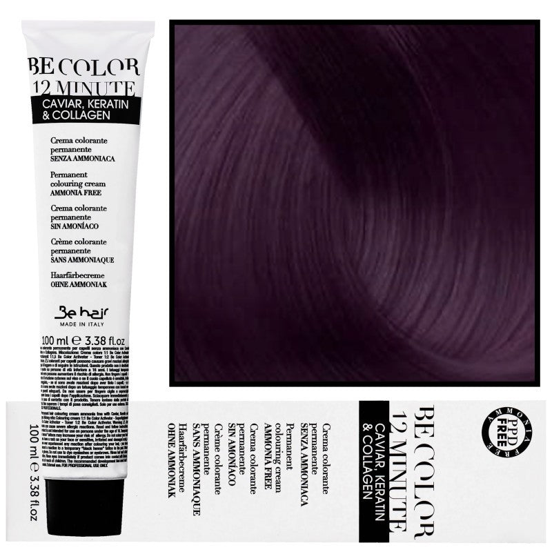 Be Hair Be Color Hiusväri 12 minuuttia 100ml 4,2 | Keskiruskea Violetti