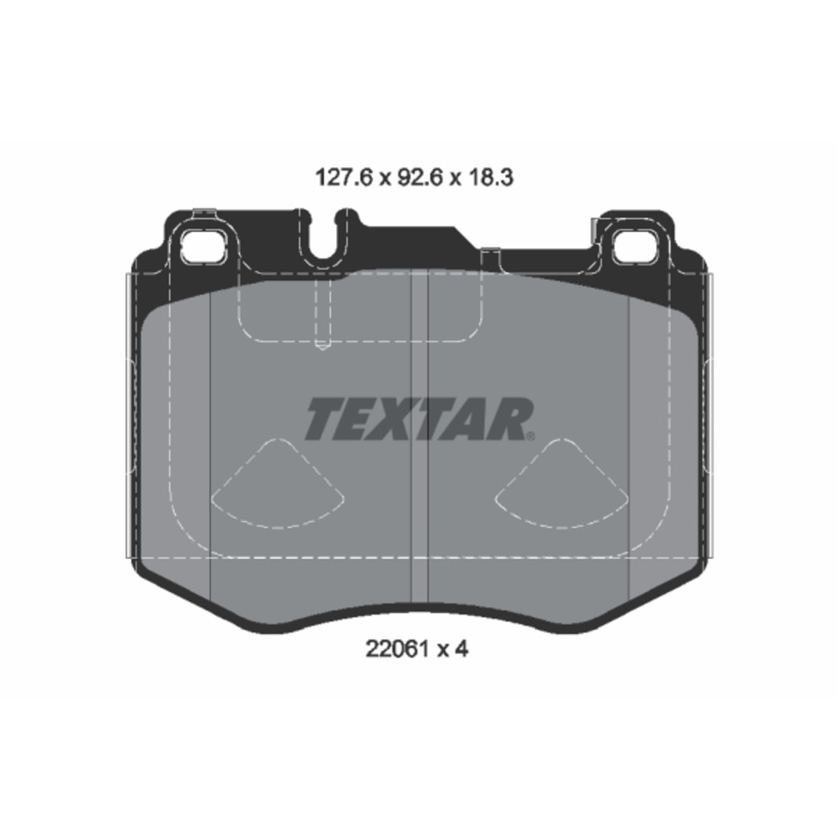 Jarrupalat, levyjarru TEXTAR 2206103