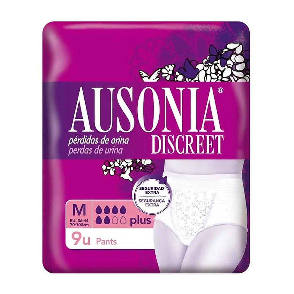 Housut Ausonia Huomaamaton M Plus 9 yksikköä