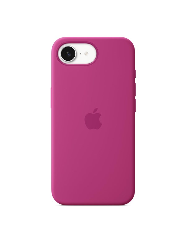 Apple Silicone Case Iphone 16e Fuksianpunainen