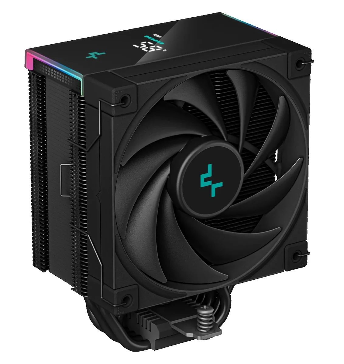 DeepCool AK500S Digital, Ilmanjäähdytin, 12 cm, Musta