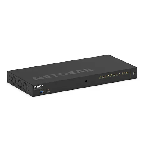 NETGEAR GSM4212PX-100EUS - Hallittava kytkin, Musta