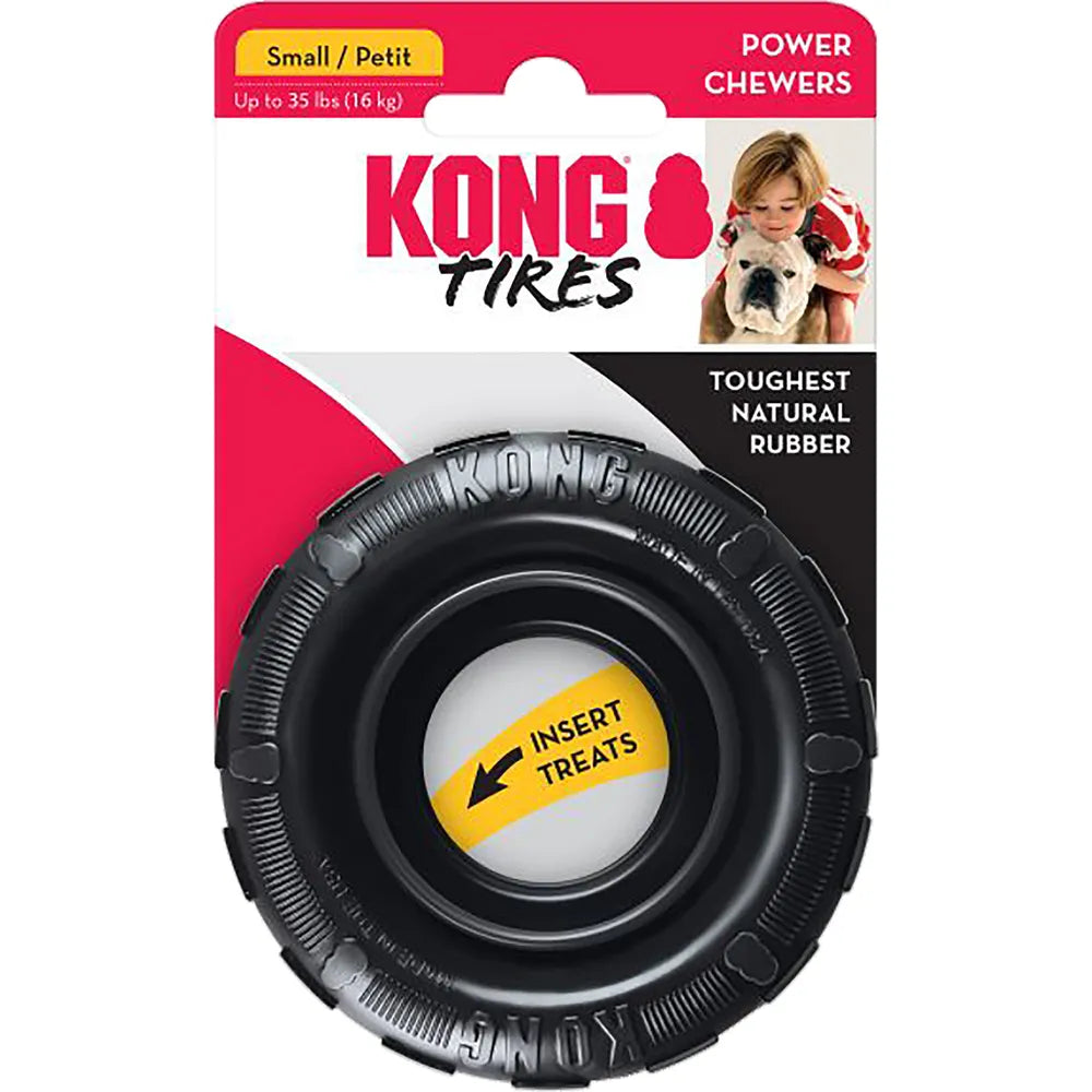 Kong Extreme Tire - Kestävä rengaslelu, S