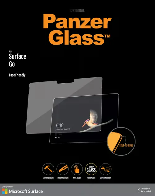 PanzerGlass Screen Protector Microsoft Surface Go 4 | Go 3 | Go 2 | Go