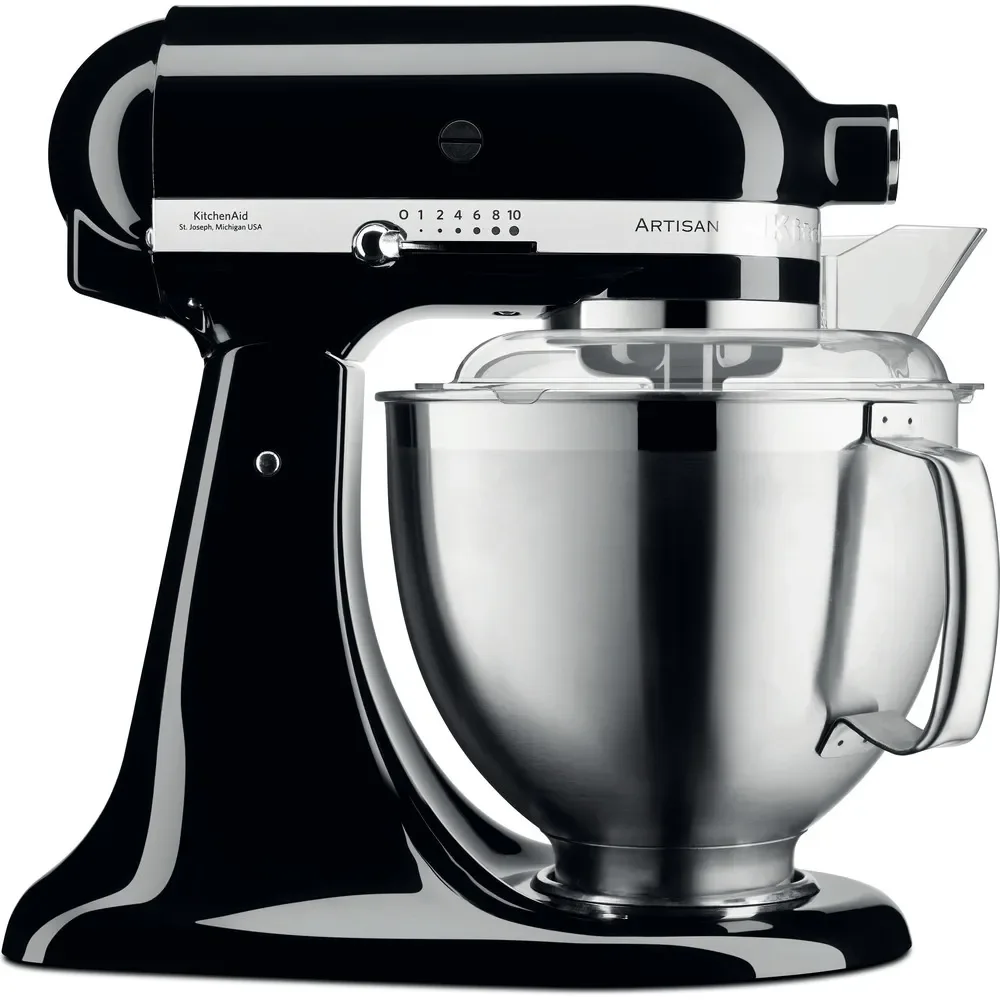 KitchenAid Artisan Premium 5KSM185PSEOB -yleiskone, 4,8 litraa, 300 wattia, Onyksinmusta