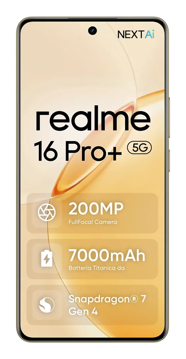 realme 16 Pro+ 5G 512GB/12GB - Master Gold